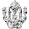 Ekena Millwork 5 3/4"W x 6 1/2"H x 5/8"P Flower Drop Onlay ONL05X06X01FL - alternate 3